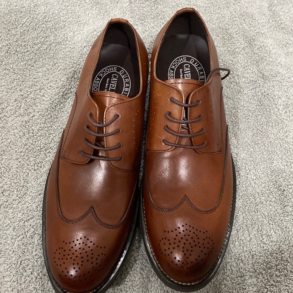 Cavalino hand made men shoes. Tan Leather
